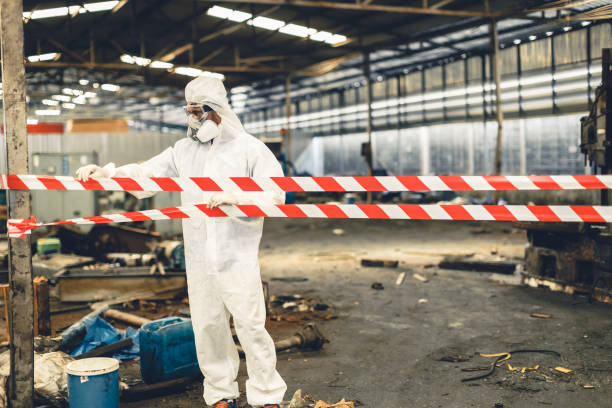 Professional Trauma Scene Cleanup technician working in Howard, SD